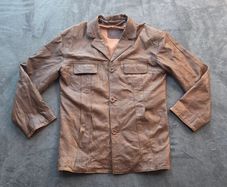 Vintage 1970s Three Angels Leather Jacket Mens Medium