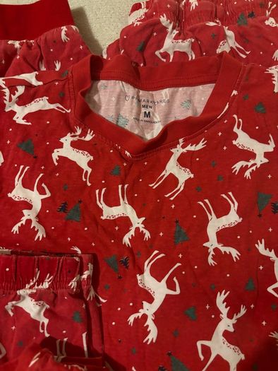 matching family Christmas pyjamas x3