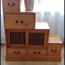 Unique wooden tiered storage / drawer unit / cabinet Image 5