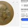 Franz Lehar Bronze Austro-Hungarian Medal 93 Grams 1931? Image 4