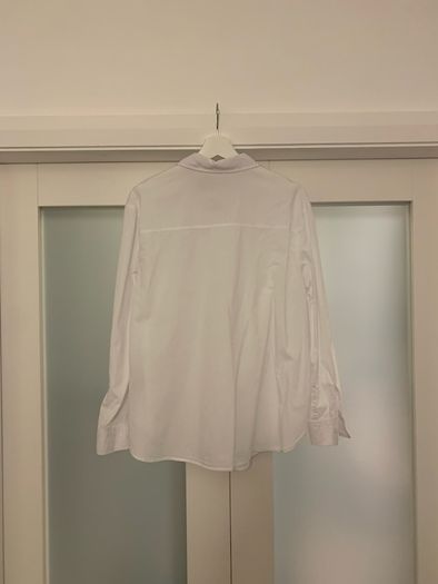 Bershka Mens Plain White Shirt