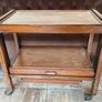 Antique Art Deco Metamorphic Side Table Tea Trolley 1920s Image 3