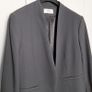 Marks & Spencer Grey Collarless Open Front Blazer 14UK/42EU Image 3