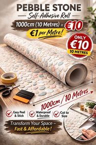 pebble Stone Self Adhesive Roll