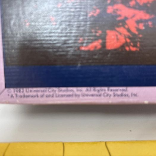 Vintage 1982 Et Puzzle With Poster