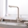 3 Way Kitchen Tap With Pure Water Flow Beige Image 2