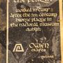 Wall relief peat plaque peat plaque Owen Crafts crucifixion plaque Image 6