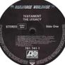 TESTAMENT The legacy original 1987 release with original inner lyric sheet vinyl record in near mint condition Image 3