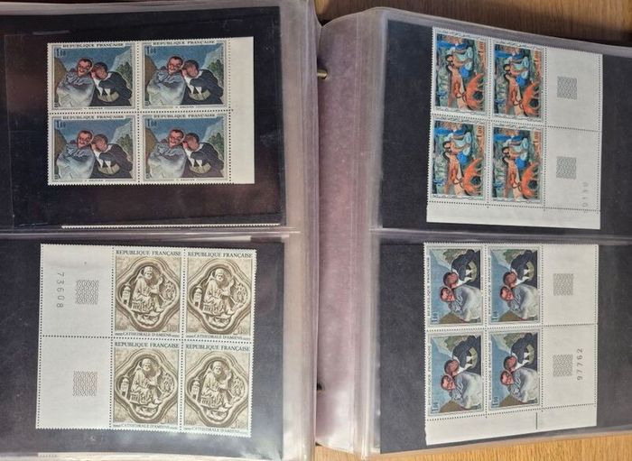Stamp, cover album. France, Czechoslovakia, Hungary , Cuba, Spain, Paraguay, EU