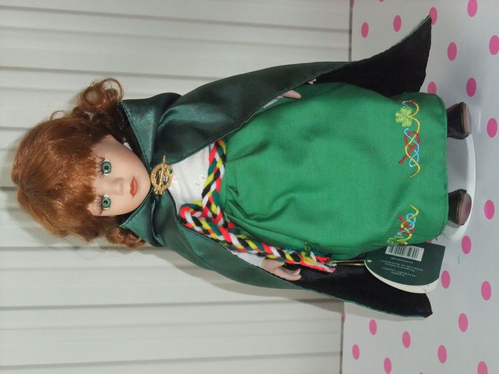 Porcelain Doll - Irish Dress