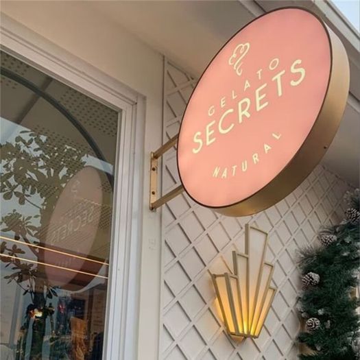 Round Illuminated LED Light Box Sign - Custom Logo Signage