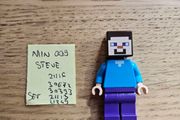lego min009 steve, set 30672, 21116, 30393, 21113, 21249