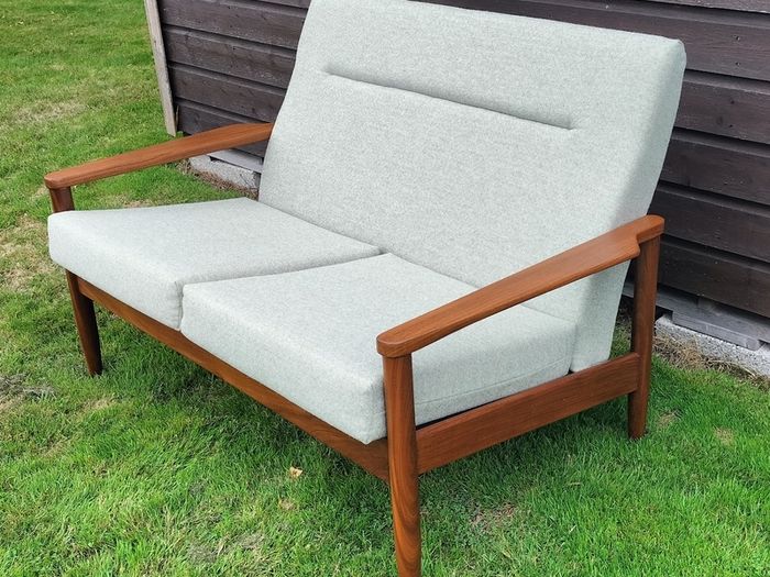 Mid Century Vintage Crannac Two Seater Settee