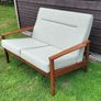 Mid Century Vintage Crannac Two Seater Settee Image 2