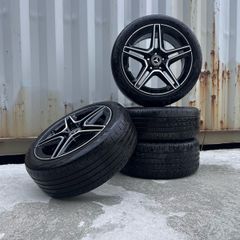 Genuine Mercedes AMG 18" Alloy Wheels - Staggered, Continental Tyres