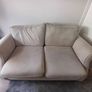 Beige Fabric 3 Seater Sofa Image 2