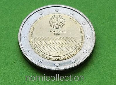 Portugal 2008  year Uncirculated 2 Euro coin.