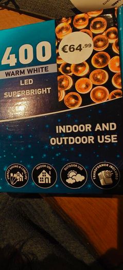 REDUCED. LED Christmas lights outdoor indoor 39.9 meter