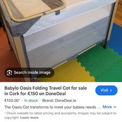 Folding cot babylo oasis