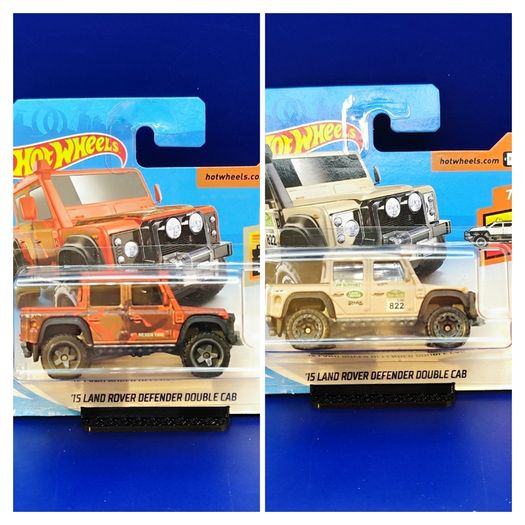 Hot Wheels  '15 Land Rover Defender Double Cab,  new.