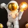 Astronaut Wall Light | Space Bedroom Light Image 4