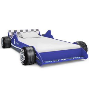 Childrens Race Car Bed 90x200 cm Blue