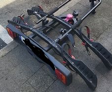 Bicycle rack; 2 bikes or ebikes; car tow-bar mount