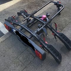 Bicycle rack; 2 bikes or ebikes; car tow-bar mount