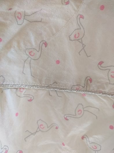 Blouse with flamingo print