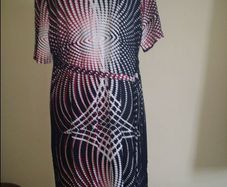 BNWT Genuine Sara Lindholm midi stretchy dress size UK22 EUR50 Postage included