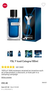 YSL Y - Iced Cologne