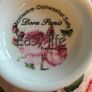 Dora Papis  vintage pink roses fine china trio very pretty Image 9