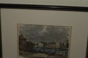 "Lambeth Palace, From Millbank in 1860" framed coloured Etching