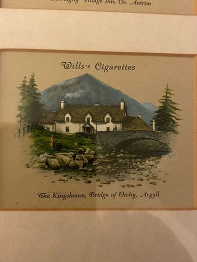 Cigarette cards Set of Four W.D.H.O Wills