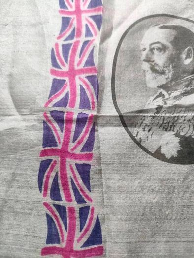 George V and Queen Mary Jubilee Silk Hankerchief