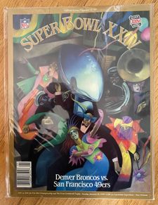 Very Rare 1990 NFL Super Bowl XXIV - San Francisco 49ers v Denver Broncos Official Programme