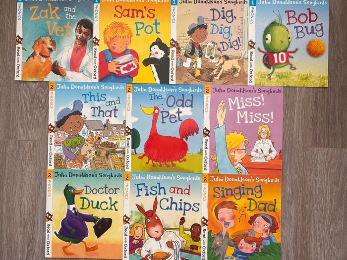 NEW Early Readers Phonics Books by Julia Donaldson - Read with Oxford