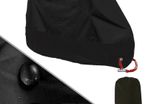 Waterproof UV Protector Rain Cover Protection Dustproof M L XL XXL XXXL XXXXL 2XL 3XL 4XL Motorcycle Motorbike Scooter UV Dust Protector Rain Cover BLACK