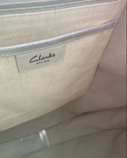 Silver Tote Handbag Clark's