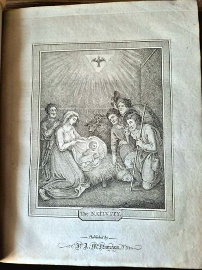 James A. M Namara. Controversial Rhemish Bible. Ireland, Cork City, 1818. The New Testament, Translated From The Latin Uulgate, First Published At The English College, At Rheims, A. D. 1582