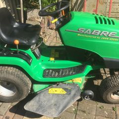 John Deere ride-on mower