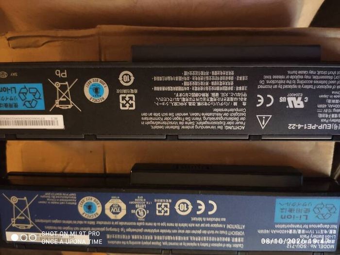 Packard Bell Battery for Packard Bell Type EUP-PE1-4-22 11.1V 5200mAh/58Wh Li-ion Black