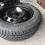 Ford Escort Mk6 steel rim and tyre, and original Jack. Image 2