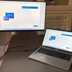 acer aspire 5 A515-56G-50LK+ monitor + stand