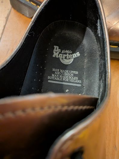 Doc Martens Vegan Gold Boots Size 7