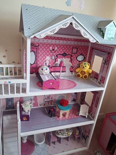 Large Dolls House with Furniture (Collect from Stillorgan)