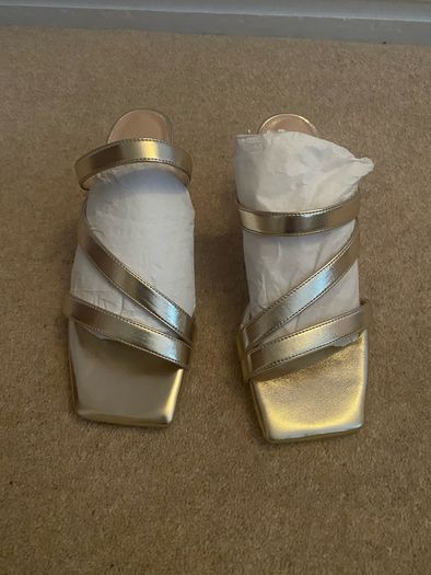 Alohas Gold Sandal UK 6