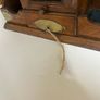 Edwardian oak/ brass  tantalus Original key . Spirits/ smokers caddy Image 3