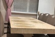 marble dining table