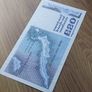 Irish 20 poundYeats Banknote 1981 b series Image 9